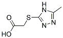 (5-METHYL-4 H-[1,2,4]TRIAZOL-3-YLSULFANYL)-ACETIC ACID Struktur