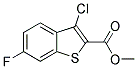 METHYL 3-CHLORO-6-FLUOROBENZO[B]THIOPHENE-2-CARBOXYLATE Struktur