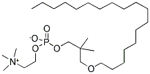 1-O-OCTADECYL-(2,2-DIMETHYL)-PROPANEDIOL-3 PHOSPHOCHOLINE Struktur