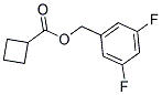 3,5-DIFLUOROBENZYL CYCLOBUTANE-1-CARBOXYLATE Struktur