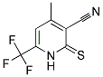 4-METHYL-2-THIOXO-6-(TRIFLUOROMETHYL)-1,2-DIHYDRO-3-PYRIDINECARBONITRILE Struktur