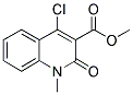 METHYL 4-CHLORO-1-METHYL-2-OXO-1,2-DIHYDROQUINOLINE-3-CARBOXYLATE Struktur