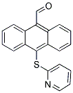 10-(2-PYRIDINYLTHIO)ANTHRACENE-9-CARBOXALDEHYDE Struktur