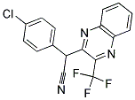 2-(4-CHLOROPHENYL)-2-[3-(TRIFLUOROMETHYL)-2-QUINOXALINYL]ACETONITRILE Struktur