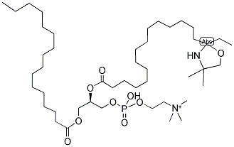 1-PALMITOYL-2-STEAROYL-(16-DOXYL)-SN-GLYCERO-3-PHOSPHOCHOLINE Struktur