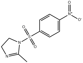 2-METHYL-1-[(4-NITROPHENYL)SULFONYL]-4,5-DIHYDRO-1H-IMIDAZOLE Struktur