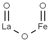 LANTHANUM-IRON OXIDE Struktur