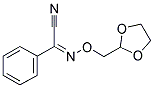 (Z)-1,3-DIOXOLAN-2-YLMETHOXYIMINO(PHENYL)ACETONITRILE Struktur