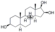 5-ALPHA-ANDROSTAN-3-BETA, 16-BETA, 17-BETA-TRIOL Struktur