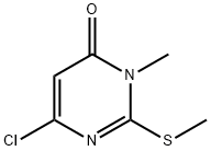 6-CHLORO-3-METHYL-2-(METHYLTHIO)-3,4-DIHYDROPYRIMIDIN-4-ONE Struktur