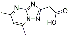 (5,7-DIMETHYL-[1,2,4]TRIAZOLO[1,5-A]PYRIMIDIN-2-YL)-ACETIC ACID Struktur