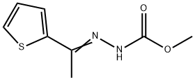 METHYL 2-[1-(2-THIENYL)ETHYLIDENE]-1-HYDRAZINECARBOXYLATE Struktur