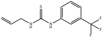 N-ALLYL-N'-[3-(TRIFLUOROMETHYL)PHENYL]THIOUREA Struktur