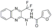 N'-METHYL-N'-[3-(TRIFLUOROMETHYL)-2-QUINOXALINYL]-2-FUROHYDRAZIDE Struktur