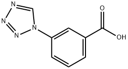 3-TETRAZOL-1-YL-BENZOIC ACID Structure