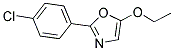 2-(4-CHLOROPHENYL)-1,3-OXAZOL-5-YL ETHYL ETHER Struktur