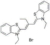 3,3,9 TRIETHYLTHIACARBOCYANINE BROMIDE Struktur