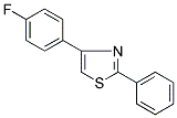 4-(4-FLUOROPHENYL)-2-PHENYL-1,3-THIAZOLE Struktur