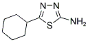 5-CYCLOHEXYL-1,3,4-THIADIAZOL-2-AMINE Struktur