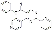 2-[2-(PYRIDIN-2-YL)-4-(PYRIDIN-4-YL)PYRIMIDIN-5-YL]BENZOXAZOLE Struktur