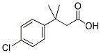 P CHLORO PHENYL ISOVALERIC ACID Struktur