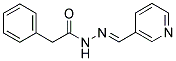 2-PHENYL-N'-(3-PYRIDINYLMETHYLENE)ACETOHYDRAZIDE Struktur