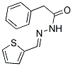 2-PHENYL-N'-[(E)-2-THIENYLMETHYLIDENE]ACETOHYDRAZIDE Struktur