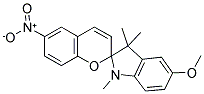 1',3'-DIHYDRO-5'-METHOXY-1',3',3'-TRIMETHYL-6-NITROSPIRO[2H-1-BENZOPYRAN-2,2'-(2H)-INDOLE] Struktur