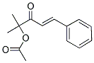 ACETIC ACID 1,1-DIMETHYL-2-OXO-4-PHENYL-BUT-3-ENYL ESTER Struktur