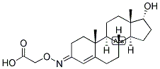 4-ANDROSTEN-17-ALPHA-OL-3-ONE 3-CARBOXYMETHYLOXIME : BSA Struktur