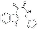 2-INDOL-3-YL-2-OXO-N-(2-THIENYLMETHYL)ETHANAMIDE Struktur