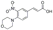 3-(4-MORPHOLINO-3-NITROPHENYL)ACRYLIC ACID Struktur