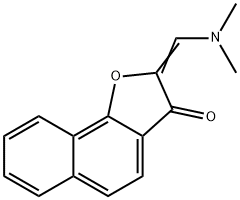 2-[(DIMETHYLAMINO)METHYLENE]NAPHTHO[1,2-B]FURAN-3(2H)-ONE Struktur