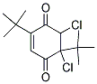 2,5-DI-TERT-BUTYL-5,6-DICHLORO-CYCLOHEX-2-ENE-1,4-DIONE Struktur