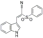 3-INDOL-3-YL-2-(PHENYLSULFONYL)PROP-2-ENENITRILE Struktur