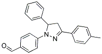 4-[3-(4-METHYLPHENYL)-5-PHENYL-4,5-DIHYDRO-1H-PYRAZOL-1-YL]BENZALDEHYDE Struktur