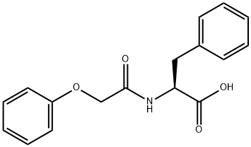 2-[(PHENOXYACETYL)AMINO]-3-PHENYLPROPANOIC ACID Struktur