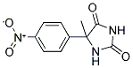 5-METHYL-5-(4-NITRO-PHENYL)-IMIDAZOLIDINE-2,4-DIONE Struktur