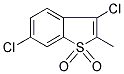 3,6-DICHLORO-2-METHYL-1H-1-BENZOTHIOPHENE-1,1-DIONE Struktur