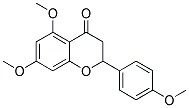 4',5,7-TRIMETHOXYFLAVANONE Struktur