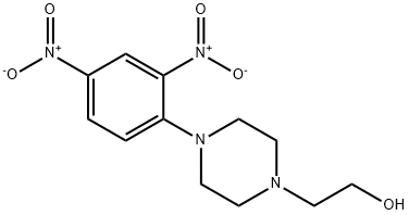 2-[4-(2,4-DINITROPHENYL)PIPERAZIN-1-YL]ETHANOL Struktur