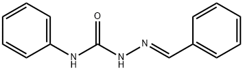 N-PHENYL-2-[(E)-PHENYLMETHYLIDENE]-1-HYDRAZINECARBOXAMIDE Struktur