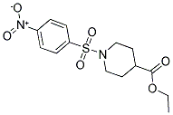 ETHYL 1-[(4-NITROPHENYL)SULFONYL]-4-PIPERIDINECARBOXYLATE Struktur