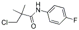 3-CHLORO-N-(4-FLUOROPHENYL)-2,2-DIMETHYLPROPANAMIDE Struktur