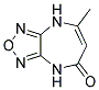 7-METHYL-4H-[1,2,5]OXADIAZOLO[3,4-B][1,4]DIAZEPIN-5(8H)-ONE Struktur