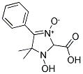 2-CARBOXY-1-HYDROXY-5,5-DIMETHYL-4-PHENYL-2,5-DIHYDROIMIDAZOLE 3-OXIDE Struktur