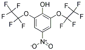 4-NITRO-2,6-DI(1,1,2,2,2-PENTAFLUOROETHOXY)PHENOL Struktur