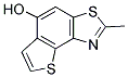 2-METHYL-THIENO[2',3':3,4]BENZO[2,1-D]THIAZOL-5-OL Struktur