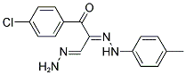 3-(4-CHLOROPHENYL)-2-[2-(4-METHYLPHENYL)HYDRAZONO]-3-OXOPROPANAL HYDRAZONE Struktur