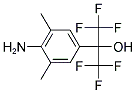 2-(4-AMINO-3,5-DIMETHYL-PHENYL)-1,1,1,3,3,3-HEXAFLUORO-PROPAN-2-OL Struktur